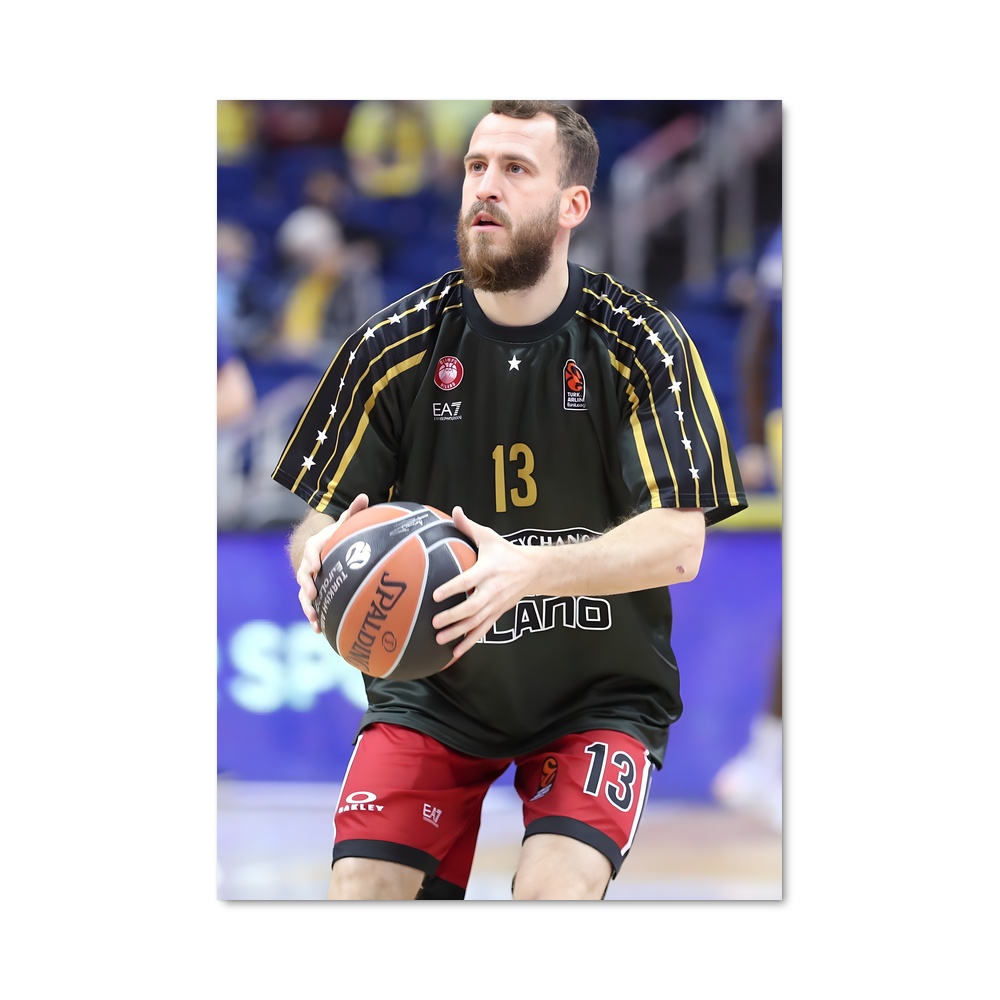 Poster Sergio dunk – affiche Basketball